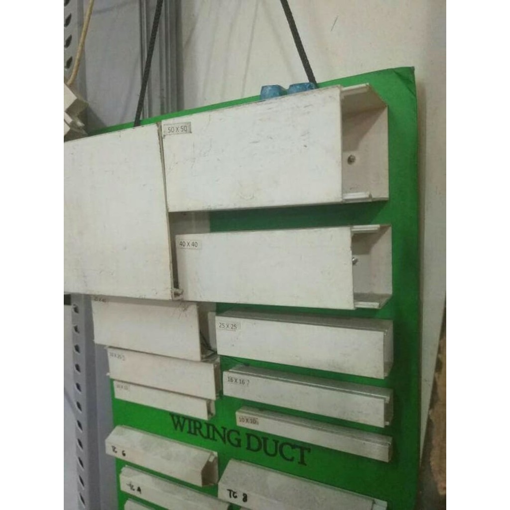 Kabel Duct 25 x 16 mm pvc - Putih