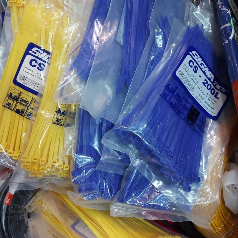 

Kabel Ties Sigma CS 200L warna isi 100pcs 20cm