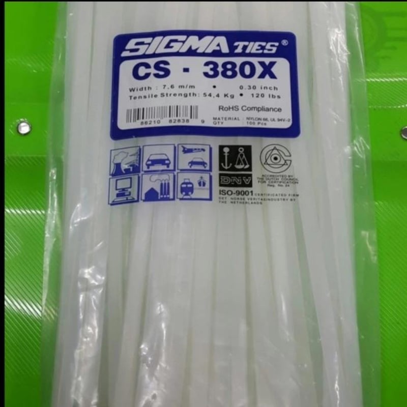 

Kabel Ties Sigma CS-380X 38cm x 7.6mm per pack