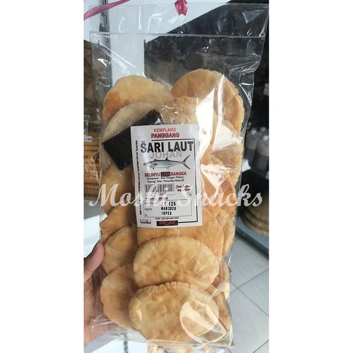 

New Kerupuk Bangka / Kemplang Oven Panggang Ikan Tenggiri Sari Laut isi 18