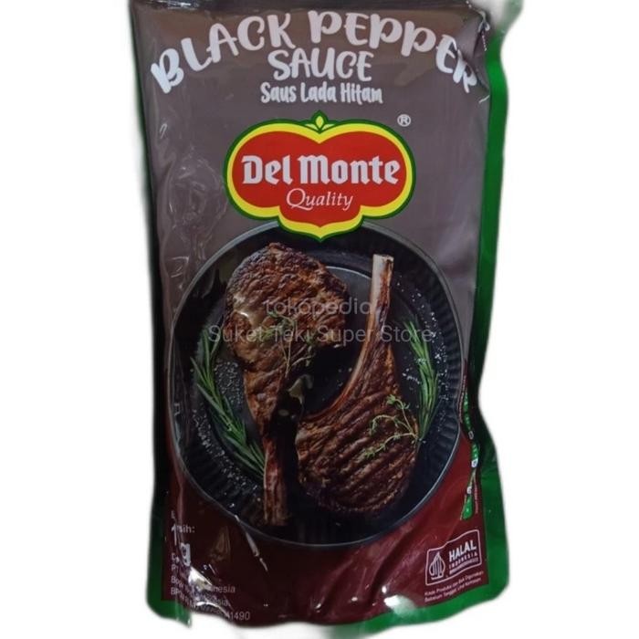 

New Delmonte Saus Lada Hitam Blackpepper 1kg Refill Pouch