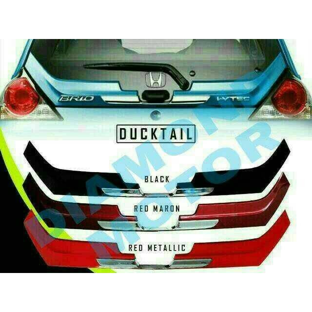Ducktail Belakang Mobil Honda Brio