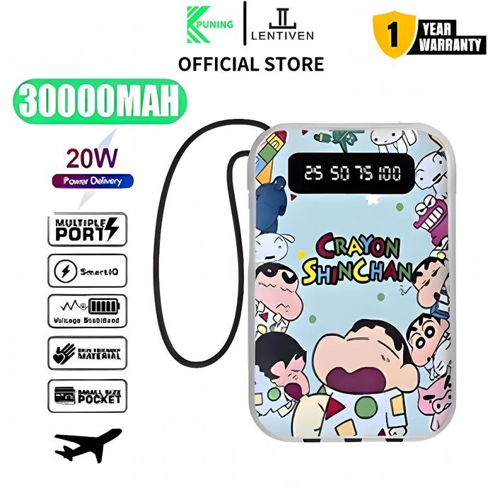 Puning Lentiven Powerbank 30000 Mah Mini With 4 Usb Bhg