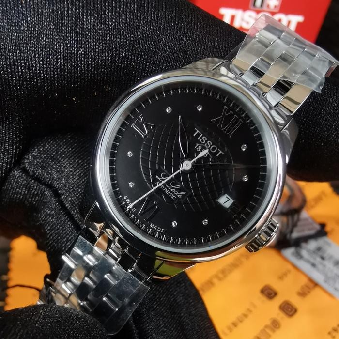 Tissot Ladies 26MM Le Locle Black Dial Diamond Automatic Swiss Made