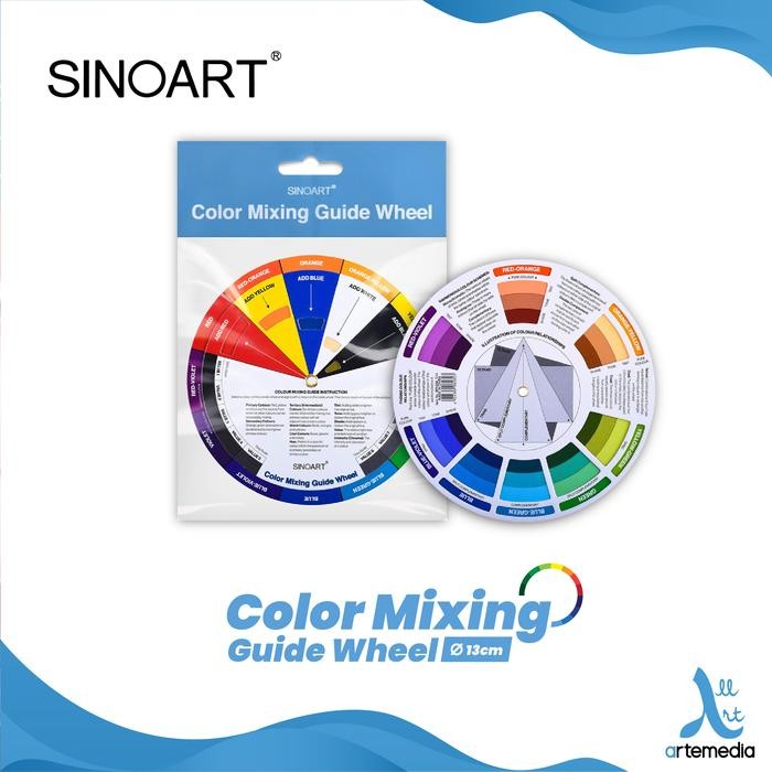 

Roda Panduan Pencampuran Warna Sinoart Color Mixing Guide Wheel