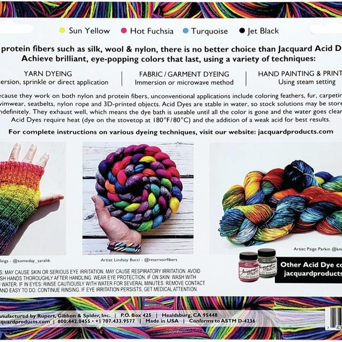 

Jacquard USA Pewarna Tekstil Kain Acid Dye (Repacking)