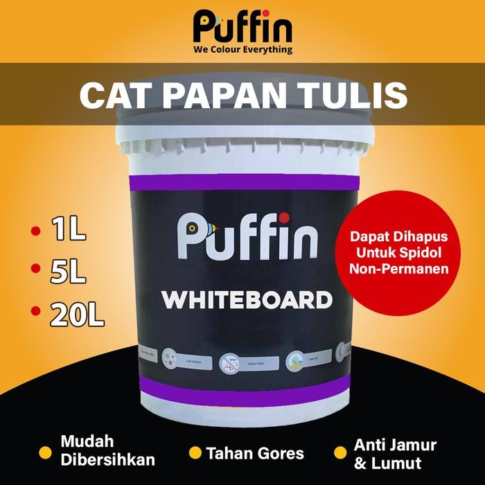 

Cat Papan Tulis White board - warna Putih
