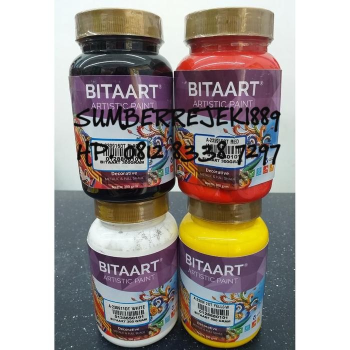 

BITAART CAT DEKORASI BERDASAR AIR 300grm