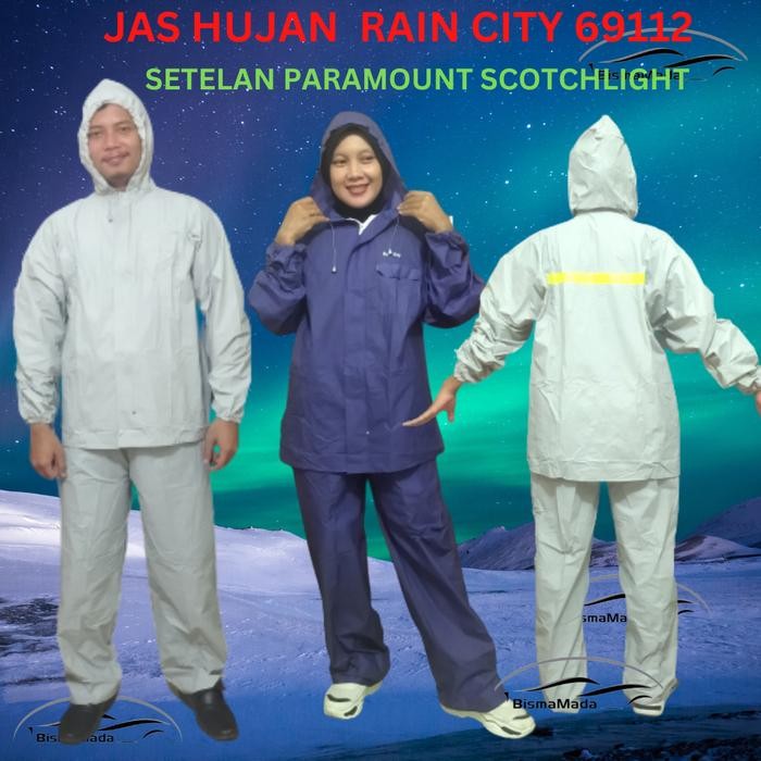 JAS HUJAN MANTEL SETELAN PRIA WANITA PARAMOUNT SCOTCH LIGHT MURAH