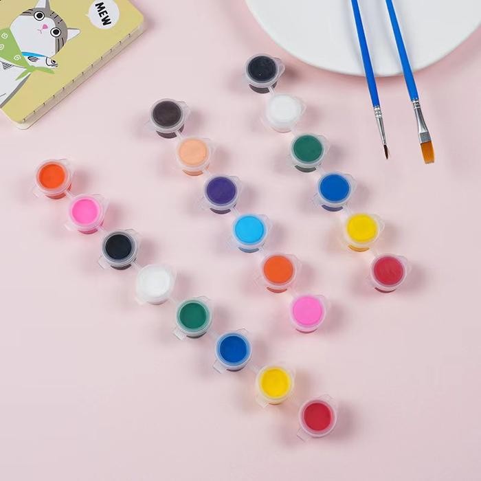 

CAT LUKIS/ CAT AKRILIK/ ACRYLIC PAINT SET 6, 12, 36 WARNA/ 3 ML