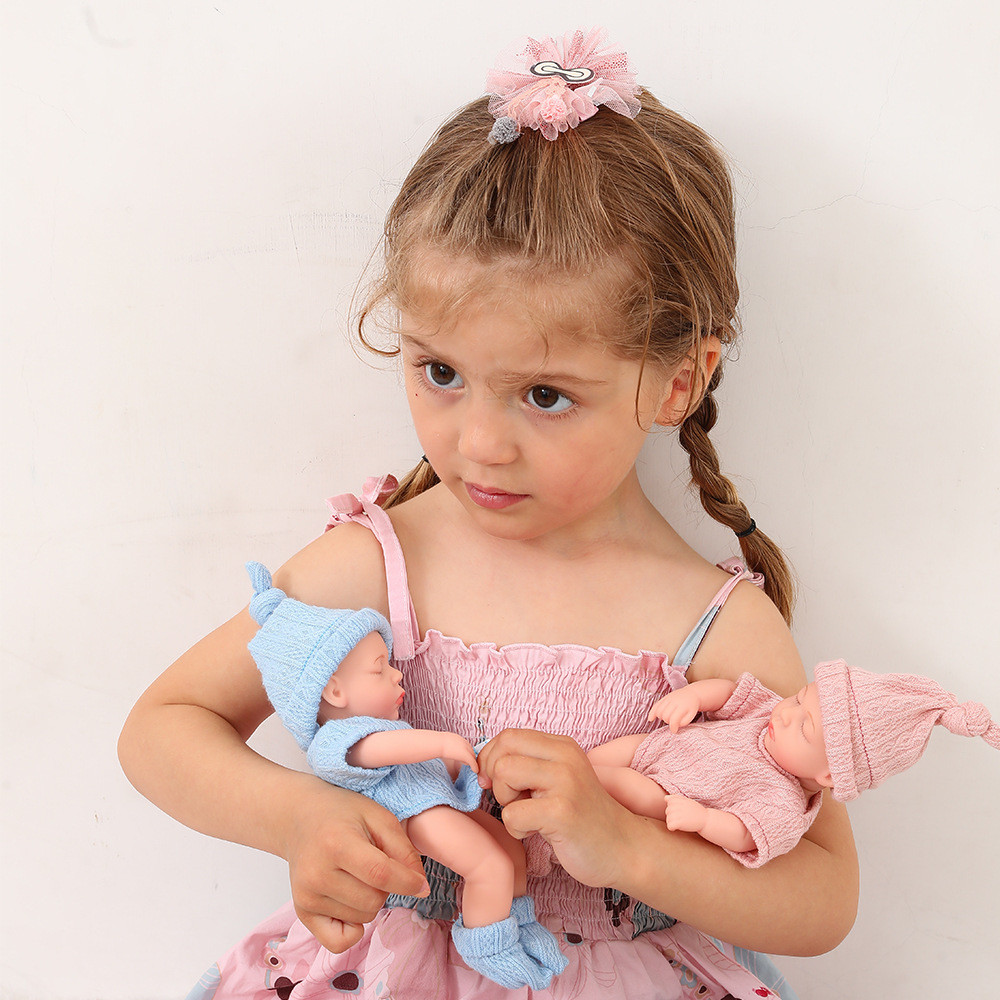 Mini Soft And Full Body Silicone Reborn Doll 20Cm Baby Doll Girl Reborn Baby Toys Doll Waterproof