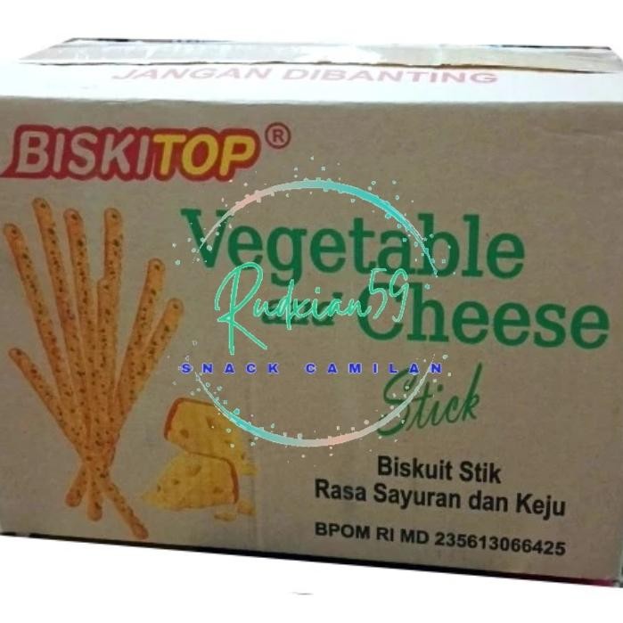 

Biskitop Vegetable Cheese Stick Dus Isi 40 Pcs