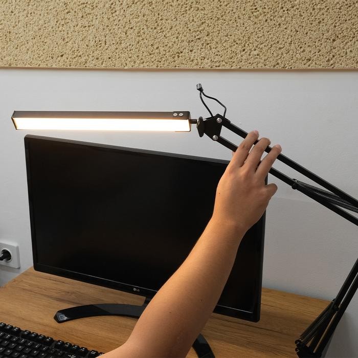 Lampu Meja Belajar Baca Kantor Jepit Lampu Meja Led Dengan Penjepit