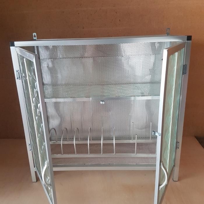 rak piring rak gantung rak sayur minimalis aluminium