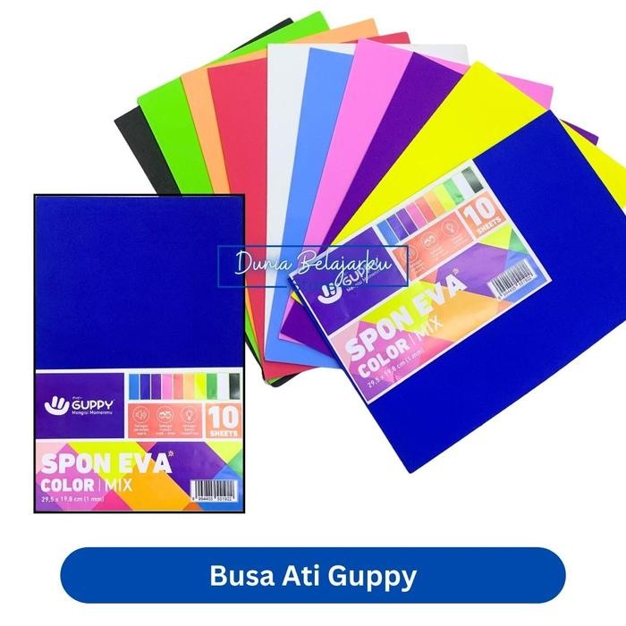 

Eva Foam Bazic / Foam Art Spon 1.8mm / 20x30cm / ISI 10 LEMBAR