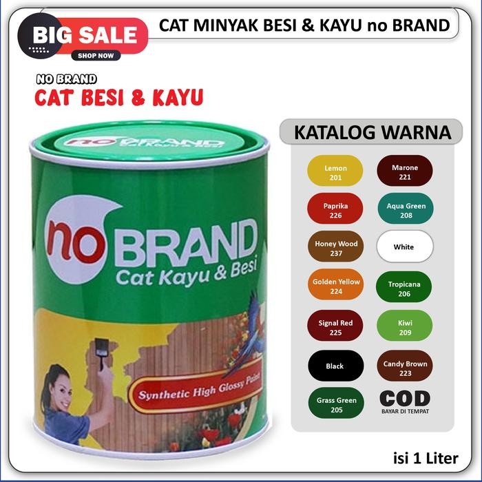 Cat Minyak Kayu Dan Besi Aluminium Alumunium Tembaga Pagar motor mobil jendela pintu rumah No Brand