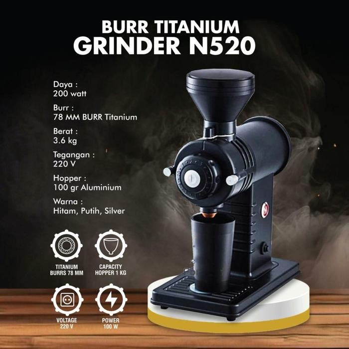 Termurah Grinder N520 Burr Titanium