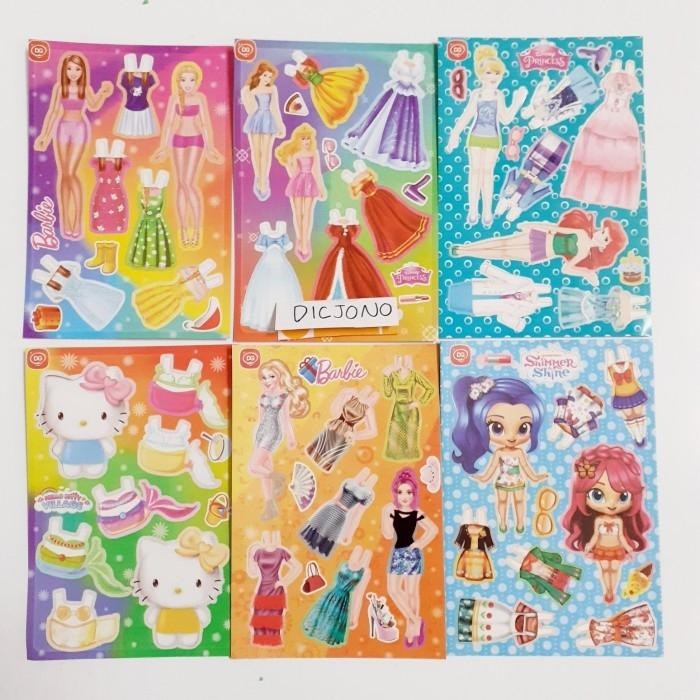 Mainan Jadul Boneka Kertas (BK) Bongkar Pasang ( BP) Murah