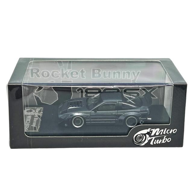 Micro Turbo 64 Nissan 180SX Rocket Bunny Matte Grey