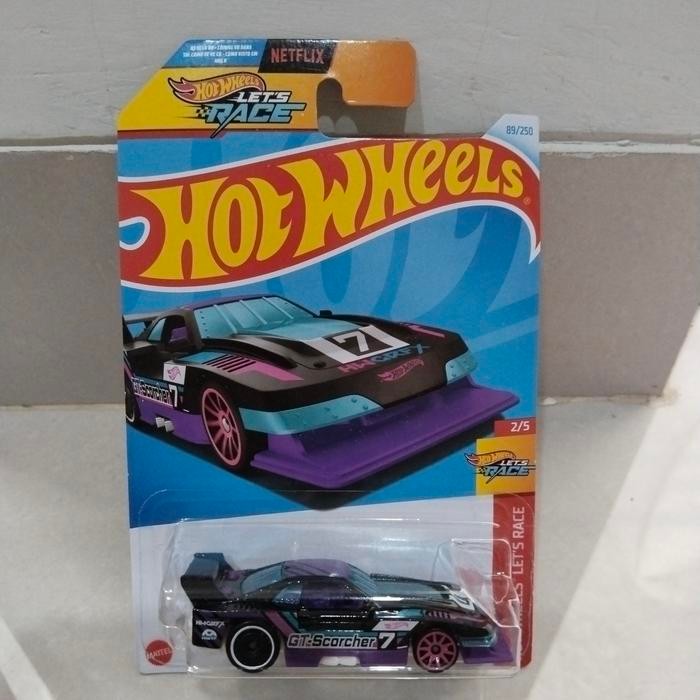 gt scorcher hotwheels race ungu