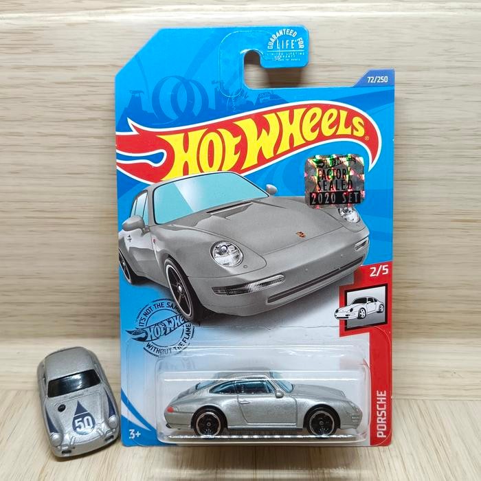 hot wheels 96 porsche carrera silver ekslusive recolor kmart