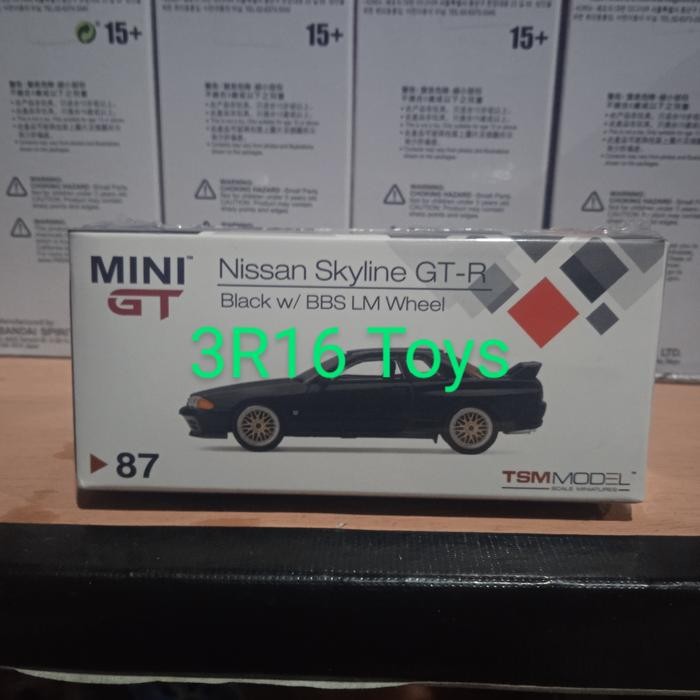 Mini GT Nissan Skyline R32 Black