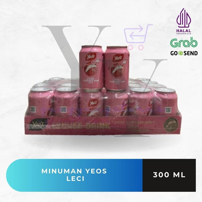 

[KALENG] 1 Dus Isi 24 Kaleng Yeos Leci / Lychee Drink 300 ml