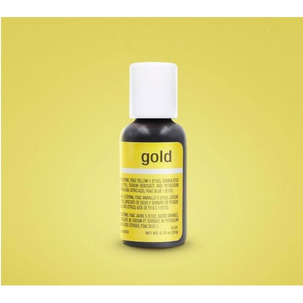

Gold Chefmaster Liqua-gel food coloring