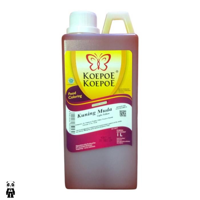 

Koepoe Koepoe Pewarna Kuning Muda 1 Liter Light Yellow Food Coloring 1L