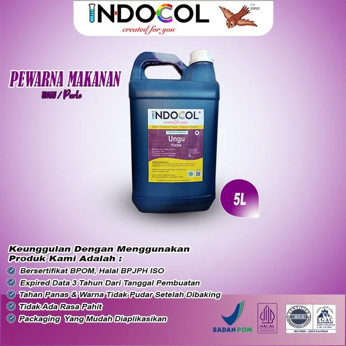 

INDOCOL PEWARNA CAIR UNGU (5 LITER)