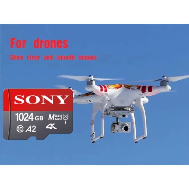 SONY Ultra SONY Micro SD/TF1024GB Flash Memory Card128GB 256GB 64GB MicroSD U3 A2 TF Flash Card for
