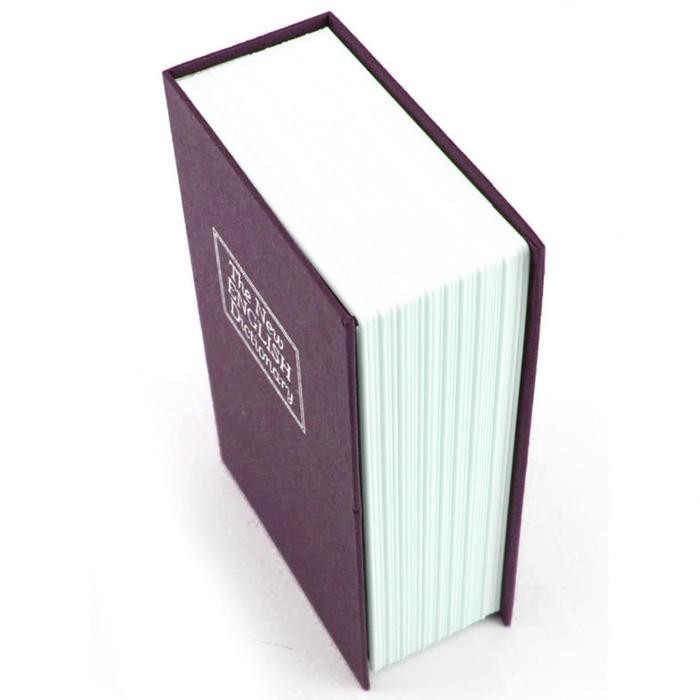 brankas uang perhiasan bentuk buku kamus kode 637