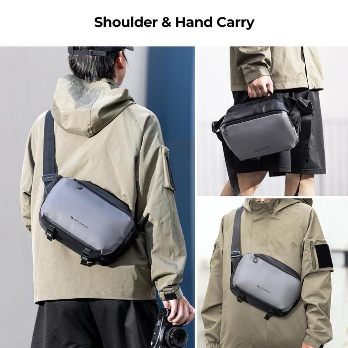 Knf K&F Concept Alpha Camera Sling Shoulder Waist Bag For Camera Mavic Drone 10L Tas Kamera Kf13.157