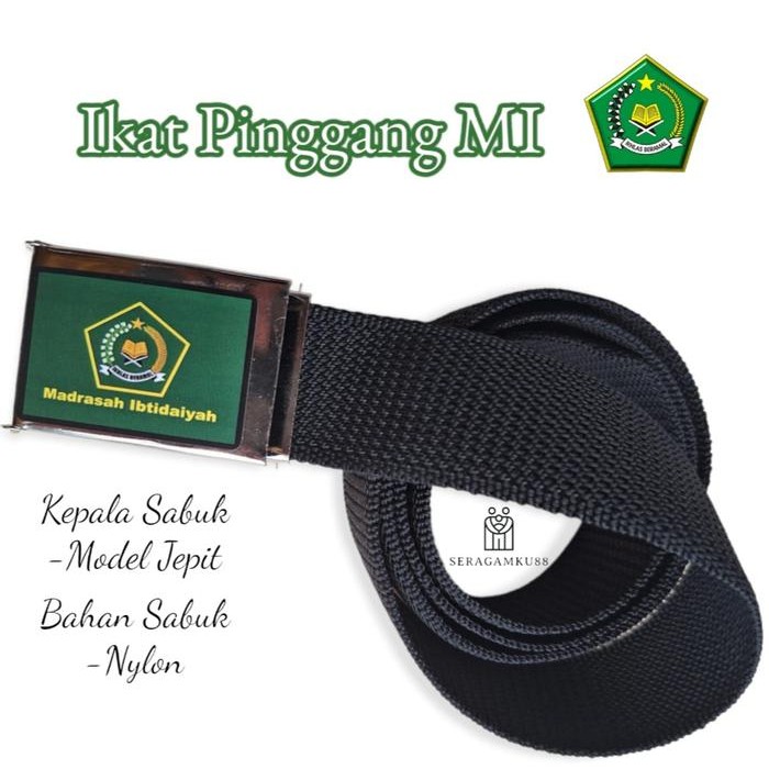 (Allthebest) Sabuk Ikat Pinggang Anak Sekolah MI Ikat Pinggang Sekolah