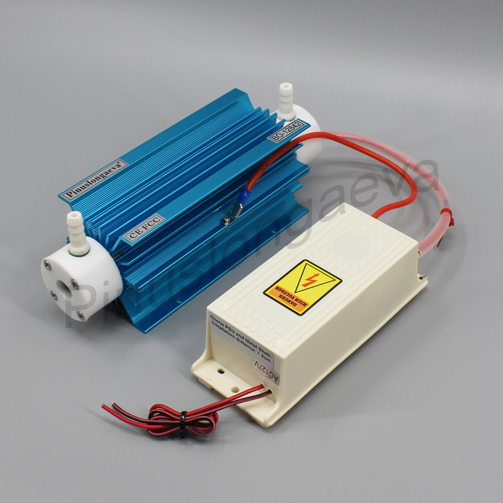 Pinus longaeva 10G/H 10grams Quartz tube type ozone generator Kit ozone tube and ozone PSU ozone air