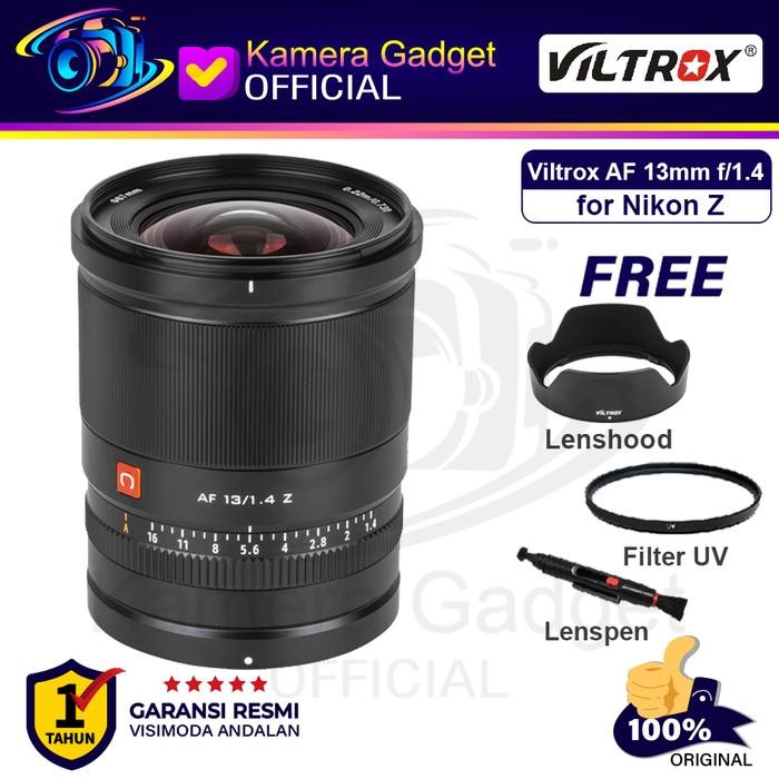 Ready Viltrox Af 13Mm F1.4 Nikon Z Mount Viltrox Af 13 Mm F/1.4 Nikon Original Terbaru