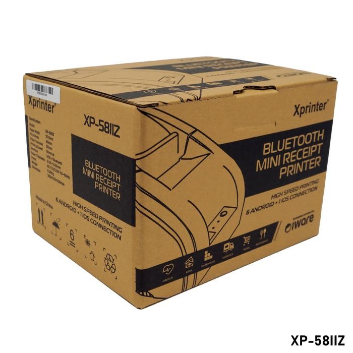 Paket Kasir Printer Bluetooth 58Mm - Printer, Cash Drawer, Kertas