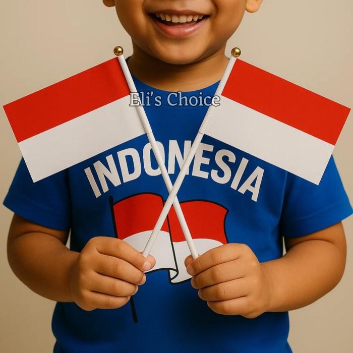 Bendera Merah Putih Kecil Bahan Kain Bendera Indonesia Bendera Tangan Bendera Pawai HUT RI