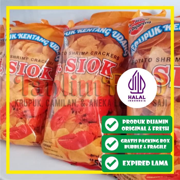 

Ny. Siok - Krupuk Kerupuk Kentang Udang Mentah 450gr