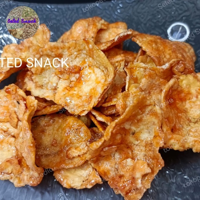 

Emping Pedas Manis Lebar 1KG/1000 Gram