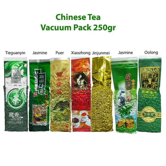 

Chinese Tea Teh Cina kemasan Vacuum 250gr