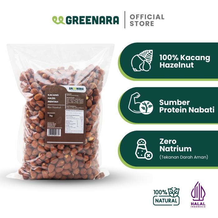 

Kacang Hazel Mentah 1 kg / Raw Hazelnut