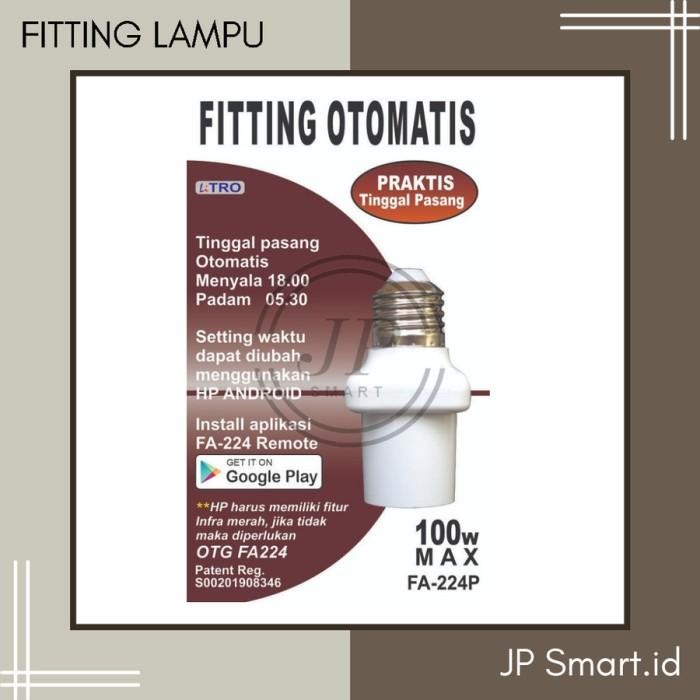(Allthebest) Fitting Lampu Otomatis timer fitting sensor lampu