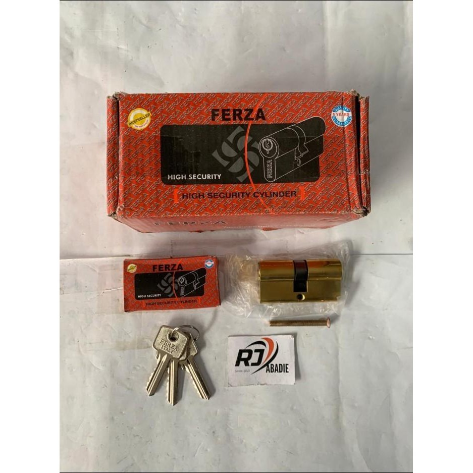 (Allthebest) Cylinder / Silinder Kunci Pintu Kuningan Ferza Sn/Gp