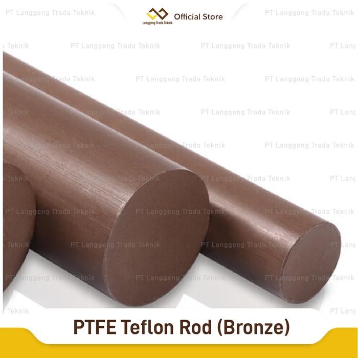 Promo.. Ptfe Teflon Rod (Bronze) Batang Ptfe Teflon (Perunggu)
