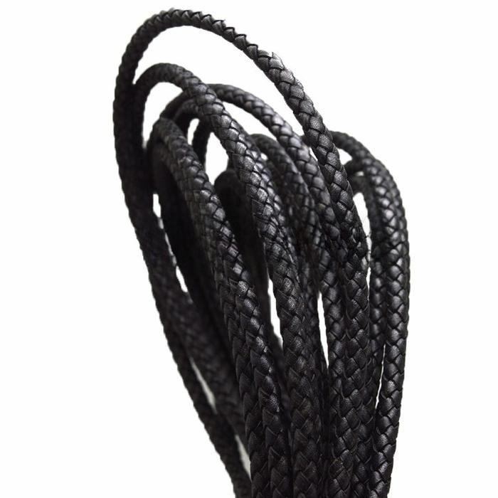 Promo.. Rounded Genuine Leather 2Mm / Tali Kulit Bentuk Bulat / String Tali / Tali Kulit Bulat 2Mm