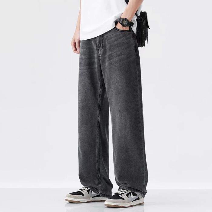 NEW Celana jeans pria terbaru celana panjang jeans premium celana kulot pria high waist jeans korean