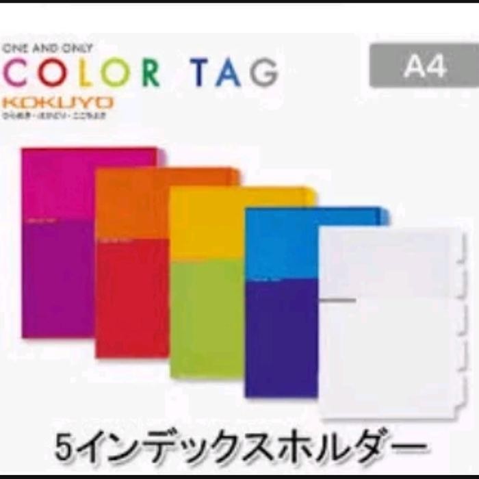 

BEST SELLER KOKUYO Bi-Color 5 INDEX HOLDER A4