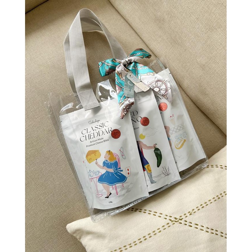 

The Picnic Tote Bag - 3 Pcs Cheese Bites By Sodachips Gift Hampers