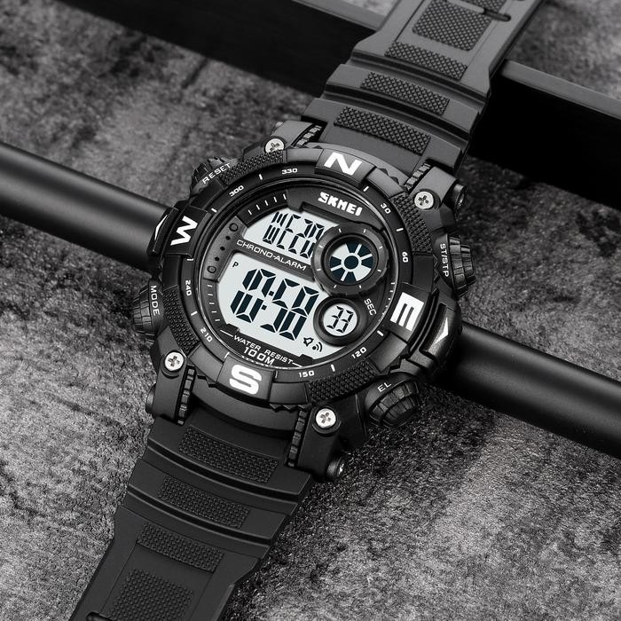 Jam Tangan Pria Digital Tahan Air 10 Bar Skmei 1887